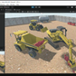 建機自律運転開発シミュレータ (OCS)